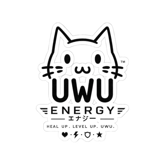 UWU Energy Mio Sticker — Vinyl Decal (Heal Up, Level Up)