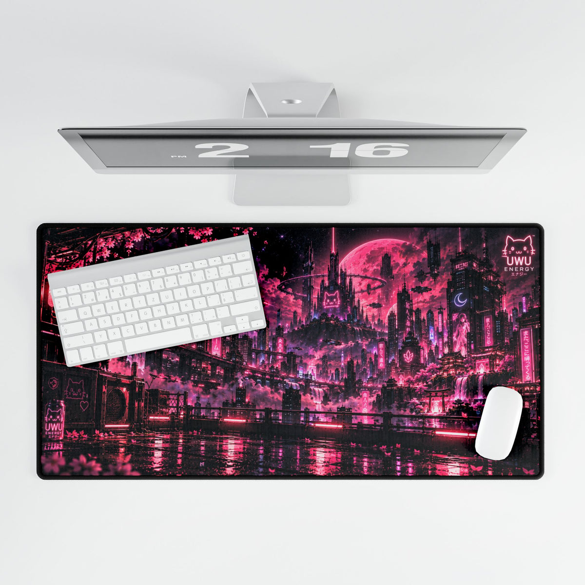 🌃 UwU Energy : Afterglow — Large Gaming Mouse Pad