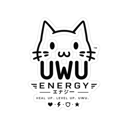 UWU Energy Mio Sticker —  Vinyl Decal (Heal Up, Level Up)