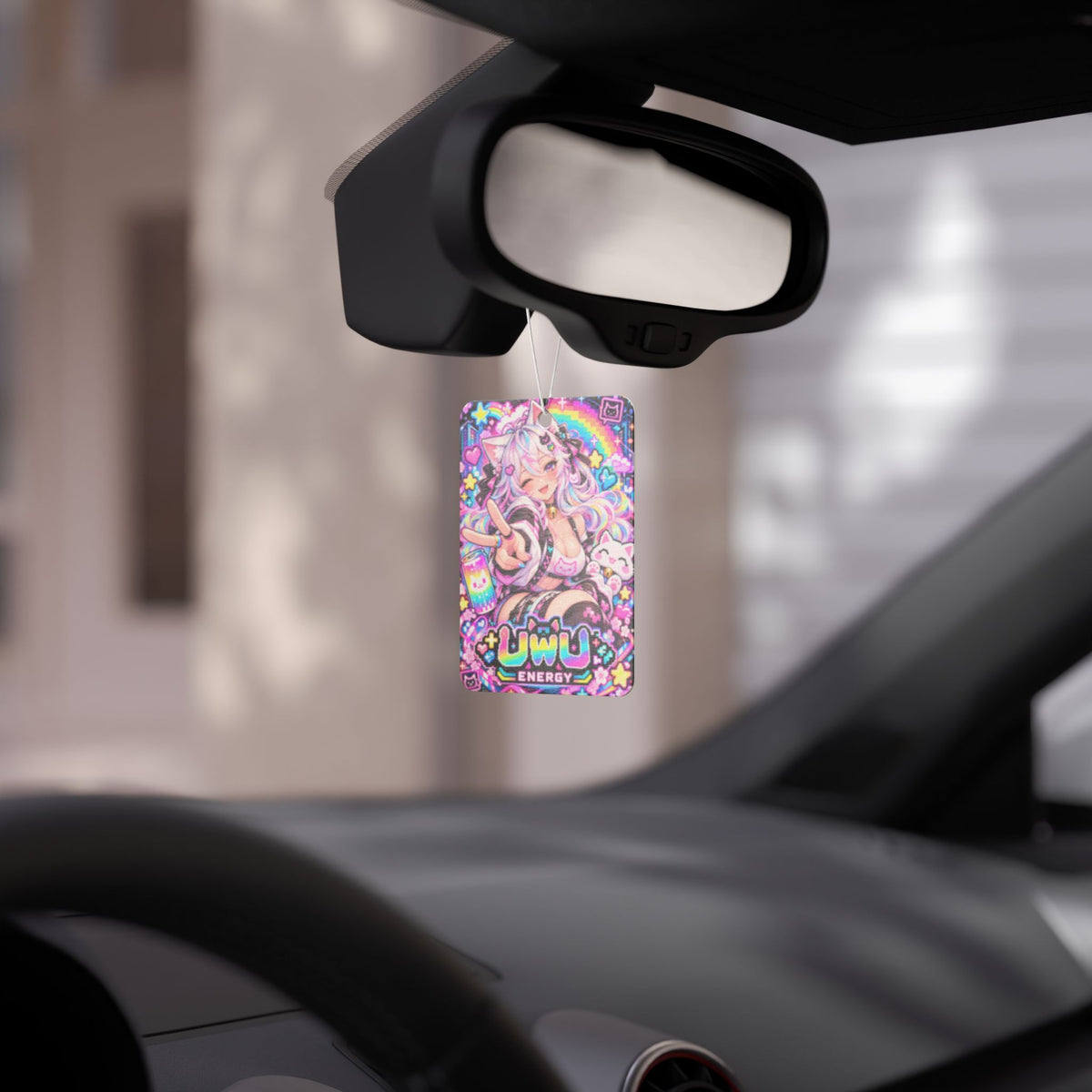🌈 Pixel Rainbow Mio - Car Air Freshener