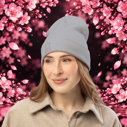 Embroidered UwU Cafe Beanie