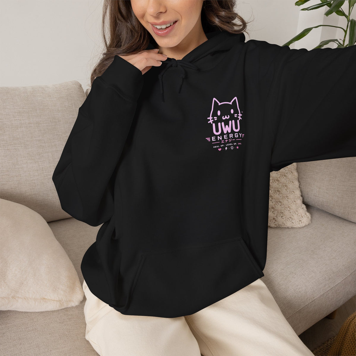 🖤 The UwU Energy Cozy Hoodie
