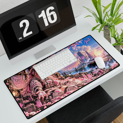 🤍 Mio White — Guardian Healer Limited Edition — Large Gaming Mouse Pad