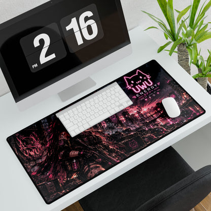 🖤 Mio Black "Guardian" UwU Energy Limited Edition — Large Gaming Mouse Pad